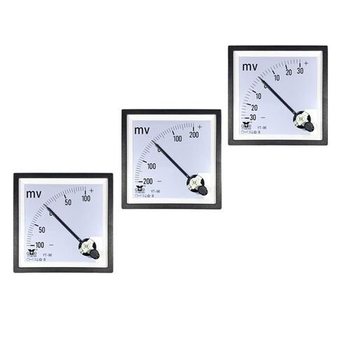 Cp96 Plus-Minus millivolt Meter 25mv bi-Directional 30mv±100mv sq96 dh96 DC Voltmeter 90 * 90 in Kuwait