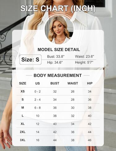 Blooming Jelly Womens Button Down Shirt 3/4 Sleeve Collared Pleated Business Casual Tops Ladies Trendy Summer Work Blouse in Saudi Arabia