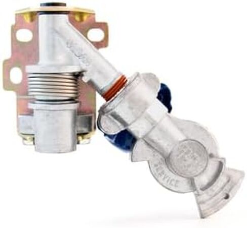 TRAMEC SLOAN 441062 Aluminum Swing Away Gladhand, 45 Degree, Service, Black Poly Seal, Bottom Port in Kuwait