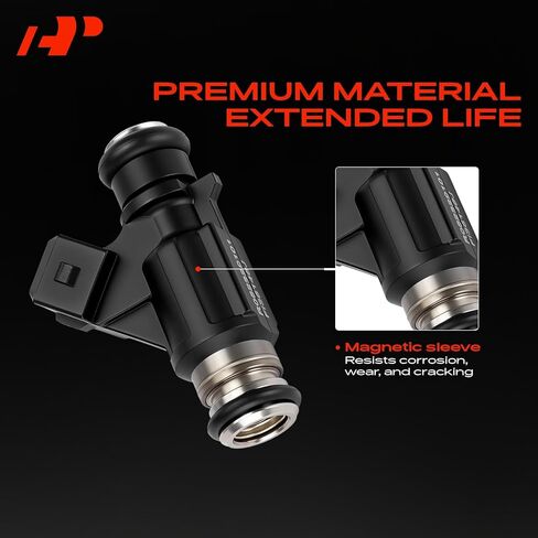 A-Premium Fuel Injector Compatible with GM Corsa Meriva & Chevy Montana Tornado 2006-2012 1.6L 1.8L, Replace# 25335146 in Kuwait