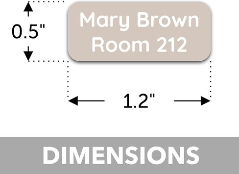 Clothing Labels for Nursing Home (60 Labels) Personalized Name Stickers for Clothing Tags and Personal Items - Washable Name Tags for Laundry in Kuwait