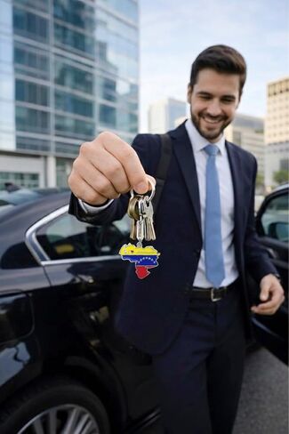 Llavero de Venezuela - Venezuela Keychain Flag – Mapa de Venezuela - Bandera de Venezuela - Venezuelan Flag - Venezuela Map - Patriotic Venezuela Souvenir in Saudi Arabia