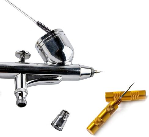 مجموعة أدوات تنظيف المكربن، مجموعة منظف رأس الشعلة البخاخة تتضمن فرشتين برأس واحد و30 إبرة و15 فرشاة نايلون و13 سلك تنظيف ومكشطة واحدة و4 خطافات نظيفة لحام المنشار الكهربائي للدراجات النارية ATV in Kuwait