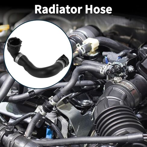 Radiator Hose Heater Hose No.17127535535 for BMW X3 2016-2019 Rubber Coolant Pipe Black 1 Pc in Saudi Arabia