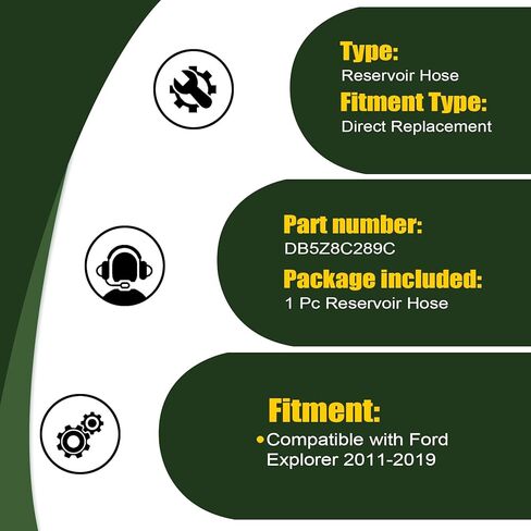 Reservoir Hose Compatible with Ford Explorer 2011-2019# DB5Z8C289C in Kuwait