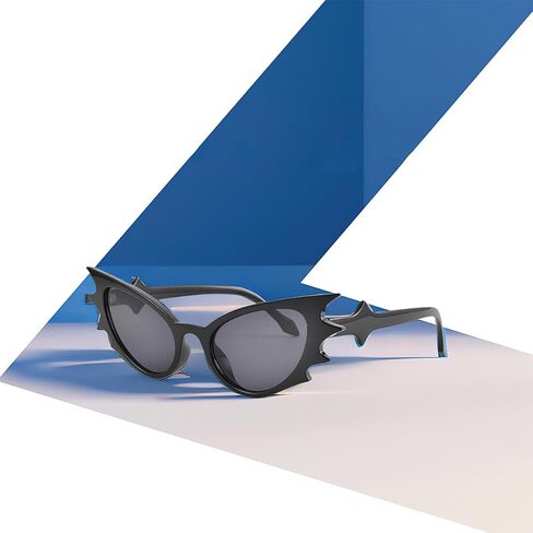 Bat Sunglasses Women Men Funny Cat Eye UV 400 Protection Goth Modern Retro Fashion Style Decorative Eyewear for Halloween Party Daily Supplies in Kuwait
