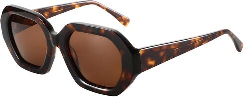 ZENOTTIC Trendy Polarized Sunglasses for Women: Designer Hexagon Sun Glasses for Ladies - Retro shades with UV400 Protection in Saudi Arabia