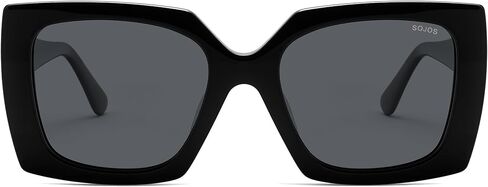 SOJOS Retro Oversized Square Acetate Sunglasses Women, Polarized Trendy Ladies Shades Sun Glasses, Big Crush in Saudi Arabia