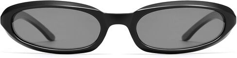 Retro Tiny Oval Cat Eye Sunglasses for Women Small Face Narrow Style Trendy Polarized Cool Rave Sunnies AP3767 in Saudi Arabia