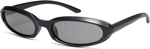 Retro Tiny Oval Cat Eye Sunglasses for Women Small Face Narrow Style Trendy Polarized Cool Rave Sunnies AP3767 in Saudi Arabia