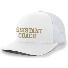 Trenz Shirt Company Coach Hat Mens Assistant Coach Sports Team Color Coach Embroidered Trucker Hat in Saudi Arabia