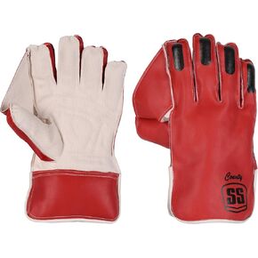 قفازات SS Cricket Junior Noir Premium Batting Gloves مقاس صغير للأعمار من 8 إلى 14 عامًا (اليد اليسرى واليمنى)، خيارات الألوان باللونين الأزرق الداكن والأبيض in Kuwait