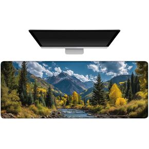 لوحة ماوس للألعاب، حصيرة مكتبية كبيرة، لوحة مفاتيح ممتدة، لوحة ماوس مع قاعدة غير قابلة للانزلاق وحافة مخيطة، وسادة ماوس مكتبية، وسادات ماوس للمكتب والمنزل والمكتب وألعاب الفطر in Kuwait