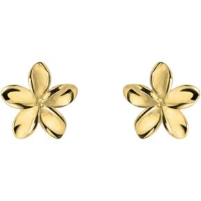 Dainty Flower Stud Earrings for Women 925 Sterling Silver Tiny Plumeria Earrings for Sensitive Ears Jewelry in Saudi Arabia