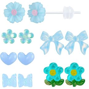 أقراط بلاستيكية للأذنين الحساسة، مضادة للحساسية للنساء in Kuwait