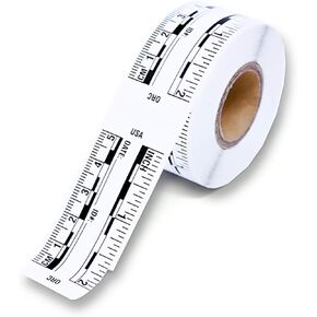 Ruler – Adhesive Backed Decal on a Roll – Fractional/Metric – 2 Inch (5 Centimeter) Long – Left to Right – 200 per Roll – White in Kuwait