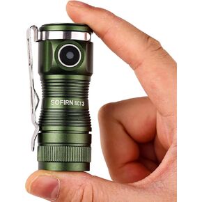 sofirn SC13 Small Rechargeable Flashlight, Pocket EDC Flashlight Bright 1300 Lumens with Magnetic Tail Cap, Mini Pocket Lights for Everyday Carry Emergenices Outdoor Camping Hiking in Kuwait