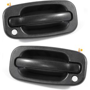 Exterior Door Handle Front Left & Right Pair Compatible with 1999-2007 Chevy Silverado Suburban Tahoe Avalanche GMC Sierra Yukon Cadillac Escalade,Replace 15034985,15034986 in Kuwait
