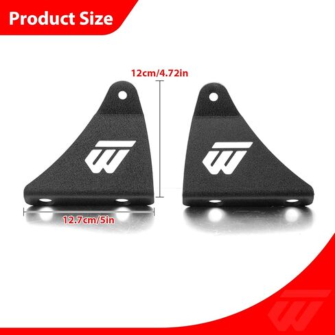 WeiSen 52" Curved LED Light Bar Upper Windshield Mounting Brackets Compatible with Toyota Tacoma 2005-2023 in Saudi Arabia