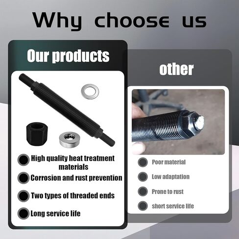 أداة تثبيت الموازن التوافقي 66515 - تناسب أعمدة الكرنك Chevy SBC/BBC، وتبسط تجميع المحرك in Kuwait