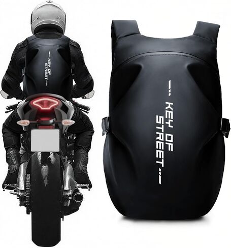 WEPLAN Motorcycle Backpack,Waterproof Helmet Backpack for Men,Motorcycle Accessories,Travel Backpack in Kuwait