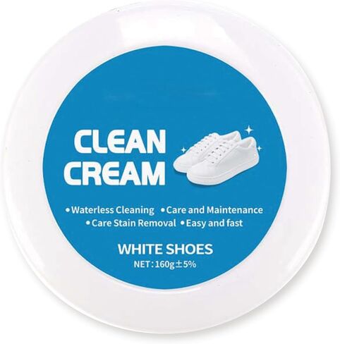 White Shoe Cleaner Cream, Multipurpose White Shoes Clean Cream With Built-in Sponge, White Shoes Clean Cream in Saudi Arabia