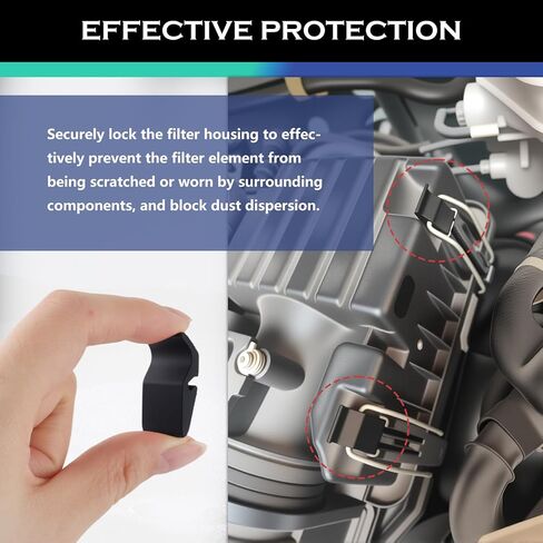 2PCS Car Air Filter Clips OEM#17219-P65-000,Car Air Cleaner Accessory Clip Compatible with Honda Insight Accord Fit,Portable Airs Filter Housing Clip Cars Accessories in Kuwait