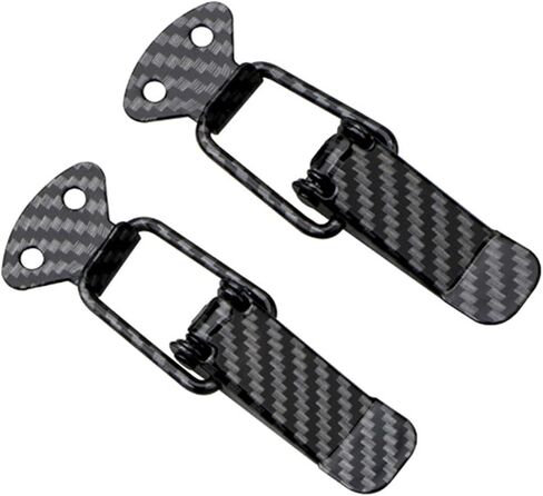2 PCS Car Bumper Clips, Front Rear Bumper Quick Release Clip, Universal Bumper Holder Decoration for Cars, Trucks, SUVs (Carbon Black) in Saudi Arabia