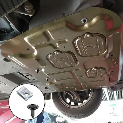 20 قطعة من براغي بطانة الحاجز و10 قطع من مجموعة صواميل U لمركبات هوندا أكورا، استبدال OEM 90114-SE0-000 90308-SB2-013، ملحقات السيارة، مثبتات الهيكل السفلي، مثبتات درع الرش، مسامير غطاء المصد in Kuwait