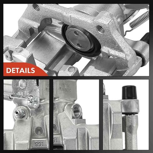A-Premium Disc Brake Caliper Assembly with Bracket Compatible with Saab 9-3 2003 2004 2005 - Rear Left Driver Side in Saudi Arabia