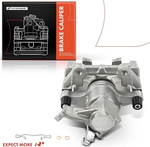 A-Premium Disc Brake Caliper Assembly with Bracket Compatible with Saab 9-3 2003 2004 2005 - Rear Left Driver Side in Saudi Arabia