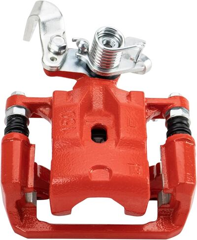 TRQ Performance Rear Driver and Passenger Side Brake Caliper Set Caliper Brackets Compatible with 06-12 Ford Fusion 07-12 Lincoln MKZ 06 Lincoln Zephyr 06-13 Mazda 6 06-11 Mercury Milan in Saudi Arabia