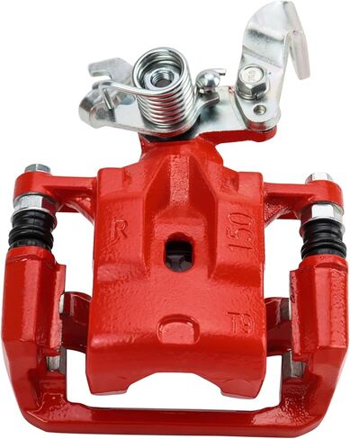 TRQ Performance Rear Driver and Passenger Side Brake Caliper Set Caliper Brackets Compatible with 06-12 Ford Fusion 07-12 Lincoln MKZ 06 Lincoln Zephyr 06-13 Mazda 6 06-11 Mercury Milan in Saudi Arabia