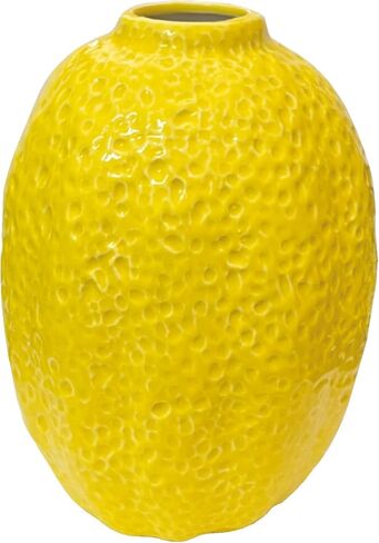 مزهرية على شكل ليمون، مزهرية زهرة الليمون السيراميكية، وعاء نبات على شكل فاكهة، حاوية زهرة الفاكهة لطاولة القهوة، المكتب، الحديقة، الشرفة in Kuwait