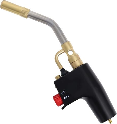TS7000 Propane Torch Head with Igniter, TS7000 High Intensity Mapp Gas Torch Head with Brass Tip and Adjustable Flame Knob Welding Torch for Light Welding, Soldering, Brazing, Heating,Thawing in Kuwait