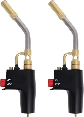 TS7000 Propane Torch Head with Igniter, TS7000 High Intensity Mapp Gas Torch Head with Brass Tip and Adjustable Flame Knob Welding Torch for Light Welding, Soldering, Brazing, Heating,Thawing in Kuwait