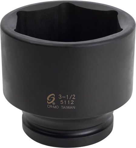 SUNEX TOOLS 5112 1" Drive Standard 6 Point Impact Socket 3-1/2" in Kuwait