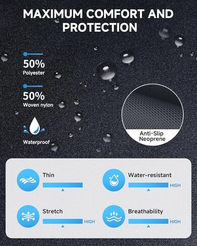 غطاء مقعد سيارة من النيوبرين المقاوم للماء مع أحزمة مقاعد ممتدة ومنصات صندوقية لمسند الذراع، واقي مقعد عالمي مقاوم للتعرق وغير قابل للانزلاق لمرحلة ما بعد صالة الألعاب الرياضية والجري والتقاطع واليوجا وحماية الحيوانات الأليفة (أسود، عبوة واحدة) in Kuwait