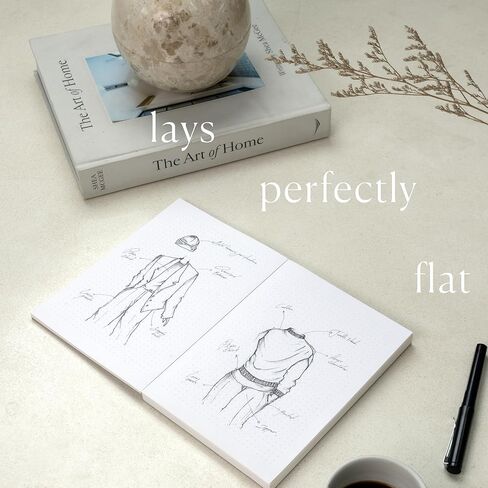 Pinesman Naked Spine Notebook - A5 Dotted Journal (5.8 x 8.3 in), 180 Pages, 105gsm, Hardcover Notebook for Work, Bullet Journaling and Note Taking in Kuwait