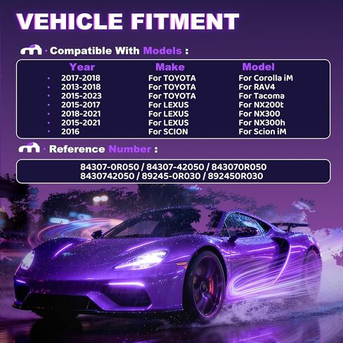 ABS Accessories for Toyota RAV4 (2013-2018),Tacoma (2015-2023) for Lexus NX200t NX300 NX300h 84307-0R050,84307-42050,843070R050,8430742050,89245-0R030,892450R030 Assembly in Kuwait