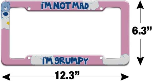 GRAPHICS & MORE Care Bears Grumpy Bear License Plate Tag Frame in Saudi Arabia