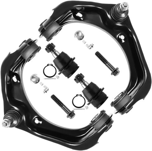 طقم تعليق أمامي 4 قطع من SCITOO لسيارة Ford Explorer 2006-2010 لسيارة Ford Explorer Sport Trac 2007-2010 لسيارة Mercury Mountaineer 2006-2010 (مع أجزاء ذراع التحكم العلوي، وصلة كروية سفلية) in Saudi Arabia