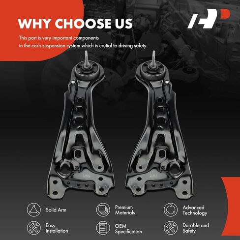 A-Premium 2 x Rear Suspension Control Arm, with Bushing, Compatible with Acura RDX 2007-2018 in Saudi Arabia