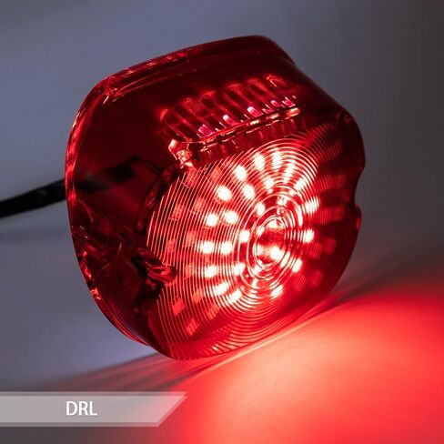 Motorcycle LED Brake Tail Light License Plate Lamp For Davidson Dyna Sportster 883 1200 Road King Glide Electra Heritage Sportster 883 1200 XL Touring Road Electra Glide FLHT FLHTCI Dyna (Red) in Saudi Arabia