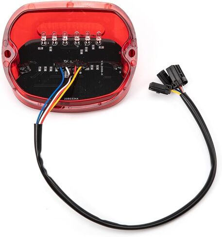 Motorcycle LED Brake Tail Light License Plate Lamp For Davidson Dyna Sportster 883 1200 Road King Glide Electra Heritage Sportster 883 1200 XL Touring Road Electra Glide FLHT FLHTCI Dyna (Red) in Saudi Arabia