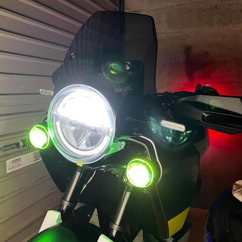 3PIC Headlight Foglight Light Protector Covers For Husqvarna Norden 901 2022 2023 Norden 901 Green Clear Color in Kuwait