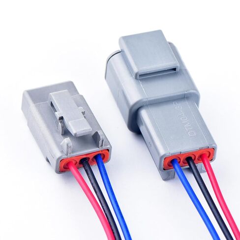 3 Pin Automotive Sealed Electric Plug Male Female Waterproof Connector Wire Harness DTM Series DTM06-3S DTM04-3P in Saudi Arabia