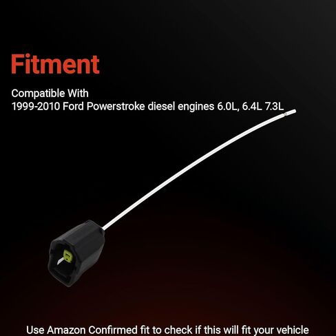 موصل مستشعر ضغط الزيت ضفيرة متوافق مع لينكولن ميركوري فورد 6.0L 6.4L 7.3L Powerstroke Diesel 1999-2010 مع موصل بعقب in Saudi Arabia