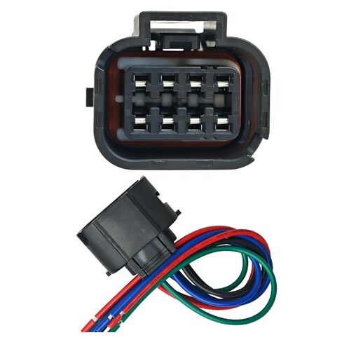 Headlight Connector Adapter Harness (8-Pin) for 2014-2016 Hyundai Elantra Sedan, Halogen to LED DRL Conversion, Plug-and-Play; Excludes Elantra GT & Coupe in Saudi Arabia