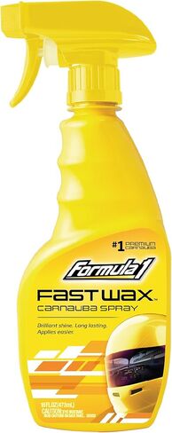 Formula 1 Carnauba Liquid Car Wax – Carnauba Wax for High-Gloss Shine – 12 Months Protection Car Polish – Car Wax Polish with Advanced Micro Polishers – Car Detailing Supplies (16 oz) in Saudi Arabia
